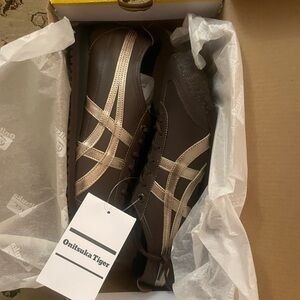 Onitsuka tigers champagne / licorice brown